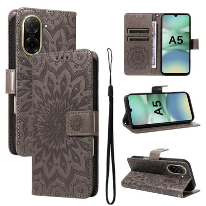 Embossed Sunflower Pattern Flip Leather Phone Case, For Redmi K90 Pro Max/Poco F8 Ultra, For Redmi K90 / Poco F8 Pro, For Redmi 15C 5G/4G EU 173mm/Poco C85 5G, For Redmi 15 5G Global / 15 4G SEA 169.5mm, For Redmi 15 5G / 4G EU 171mm                   ...