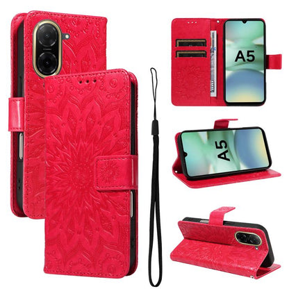 Embossed Sunflower Pattern Flip Leather Phone Case, For Redmi K90 Pro Max/Poco F8 Ultra, For Redmi K90 / Poco F8 Pro, For Redmi 15C 5G/4G EU 173mm/Poco C85 5G, For Redmi 15 5G Global / 15 4G SEA 169.5mm, For Redmi 15 5G / 4G EU 171mm                   ...