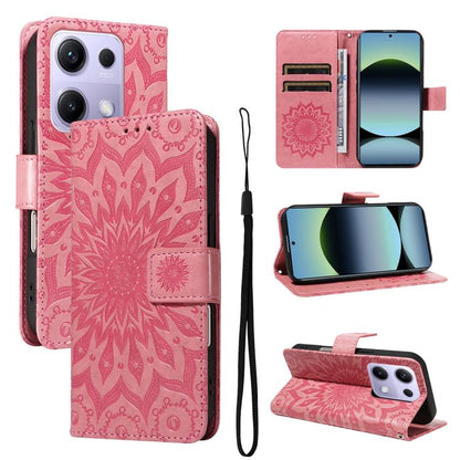 Embossed Sunflower Pattern Flip Leather Phone Case, For Redmi K90 Pro Max/Poco F8 Ultra, For Redmi K90 / Poco F8 Pro, For Redmi 15C 5G/4G EU 173mm/Poco C85 5G, For Redmi 15 5G Global / 15 4G SEA 169.5mm, For Redmi 15 5G / 4G EU 171mm                   ...