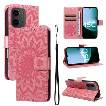 Embossed Sunflower Pattern Flip Leather Phone Case, For Redmi K90 Pro Max/Poco F8 Ultra, For Redmi K90 / Poco F8 Pro, For Redmi 15C 5G/4G EU 173mm/Poco C85 5G, For Redmi 15 5G Global / 15 4G SEA 169.5mm, For Redmi 15 5G / 4G EU 171mm                   ...