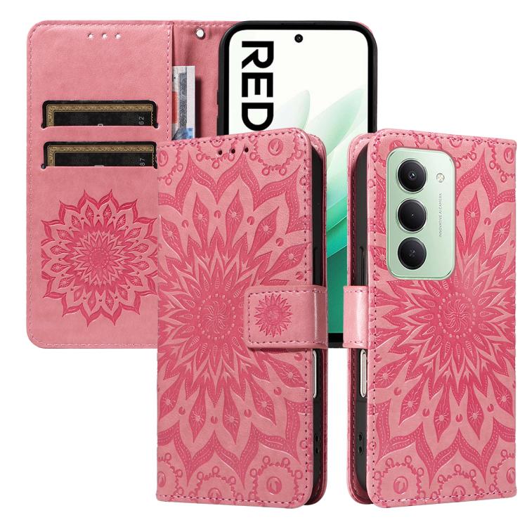 Embossed Sunflower Pattern Flip Leather Phone Case, For Redmi K90 Pro Max/Poco F8 Ultra, For Redmi K90 / Poco F8 Pro, For Redmi 15C 5G/4G EU 173mm/Poco C85 5G, For Redmi 15 5G Global / 15 4G SEA 169.5mm, For Redmi 15 5G / 4G EU 171mm                   ...