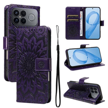 Embossed Sunflower Pattern Flip Leather Phone Case, For Redmi K90 Pro Max/Poco F8 Ultra, For Redmi K90 / Poco F8 Pro, For Redmi 15C 5G/4G EU 173mm/Poco C85 5G, For Redmi 15 5G Global / 15 4G SEA 169.5mm, For Redmi 15 5G / 4G EU 171mm                   ...