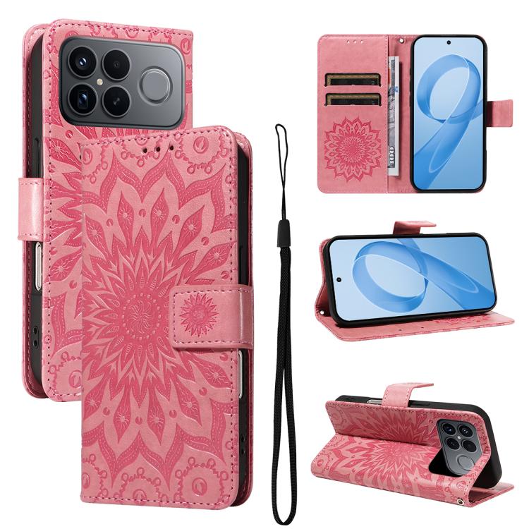 Embossed Sunflower Pattern Flip Leather Phone Case, For Redmi K90 Pro Max/Poco F8 Ultra, For Redmi K90 / Poco F8 Pro, For Redmi 15C 5G/4G EU 173mm/Poco C85 5G, For Redmi 15 5G Global / 15 4G SEA 169.5mm, For Redmi 15 5G / 4G EU 171mm                   ...