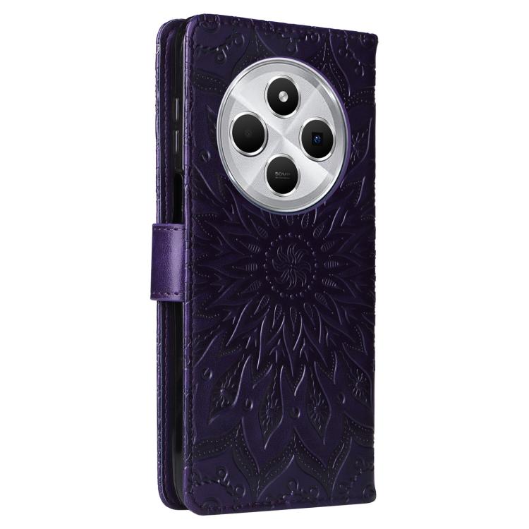 Embossed Sunflower Pattern Flip Leather Phone Case, For Redmi 17C/14C 4G/A4 5G/Poco C75 5G, For Redmi K90 Pro Max/Poco F8 Ultra, For Redmi K90 / Poco F8 Pro, For Redmi 15C 5G/4G EU 173mm/Poco C85 5G, For Redmi 15 5G Global / 15 4G SEA 169.5mm          ...