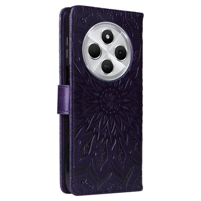 Embossed Sunflower Pattern Flip Leather Phone Case, For Redmi 17C/14C 4G/A4 5G/Poco C75 5G, For Redmi K90 Pro Max/Poco F8 Ultra, For Redmi K90 / Poco F8 Pro, For Redmi 15C 5G/4G EU 173mm/Poco C85 5G, For Redmi 15 5G Global / 15 4G SEA 169.5mm          ...