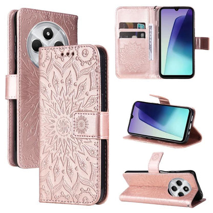 Embossed Sunflower Pattern Flip Leather Phone Case, For Redmi 17C/14C 4G/A4 5G/Poco C75 5G, For Redmi K90 Pro Max/Poco F8 Ultra, For Redmi K90 / Poco F8 Pro, For Redmi 15C 5G/4G EU 173mm/Poco C85 5G, For Redmi 15 5G Global / 15 4G SEA 169.5mm          ...
