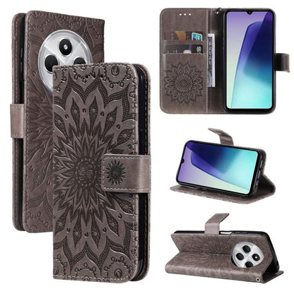 Embossed Sunflower Pattern Flip Leather Phone Case, For Redmi 17C/14C 4G/A4 5G/Poco C75 5G, For Redmi K90 Pro Max/Poco F8 Ultra, For Redmi K90 / Poco F8 Pro, For Redmi 15C 5G/4G EU 173mm/Poco C85 5G, For Redmi 15 5G Global / 15 4G SEA 169.5mm          ...