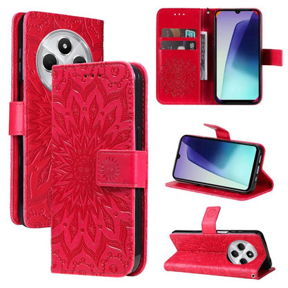 Embossed Sunflower Pattern Flip Leather Phone Case, For Redmi 17C/14C 4G/A4 5G/Poco C75 5G, For Redmi K90 Pro Max/Poco F8 Ultra, For Redmi K90 / Poco F8 Pro, For Redmi 15C 5G/4G EU 173mm/Poco C85 5G, For Redmi 15 5G Global / 15 4G SEA 169.5mm          ...