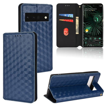 Cubic Grid Texture Flip Leather Phone Case, For Google Pixel 10a, For Google Pixel 10 Pro XL, For Google Pixel 10 / Pixel 10 Pro, For Google Pixel 9a, For Google Pixel 9 Pro XL, For Google Pixel 9 / Pixel 9 Pro, For Google Pixel 8a, For Google Pixel 8 ...