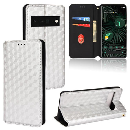 Cubic Grid Texture Flip Leather Phone Case, For Google Pixel 10a, For Google Pixel 10 Pro XL, For Google Pixel 10 / Pixel 10 Pro, For Google Pixel 9a, For Google Pixel 9 Pro XL, For Google Pixel 9 / Pixel 9 Pro, For Google Pixel 8a, For Google Pixel 8 ...