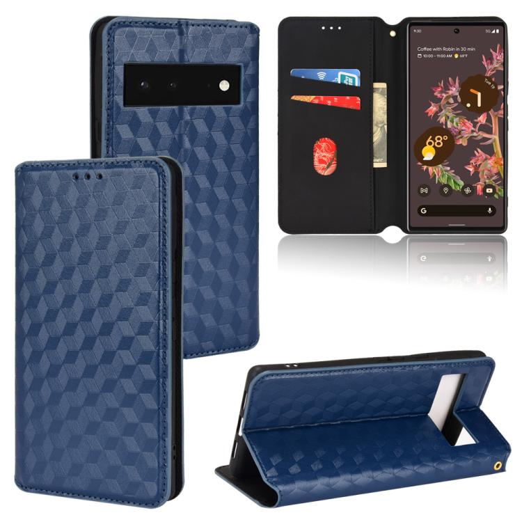 Cubic Grid Texture Flip Leather Phone Case, For Google Pixel 10a, For Google Pixel 10 Pro XL, For Google Pixel 10 / Pixel 10 Pro, For Google Pixel 9a, For Google Pixel 9 Pro XL, For Google Pixel 9 / Pixel 9 Pro, For Google Pixel 8a, For Google Pixel 8 ...