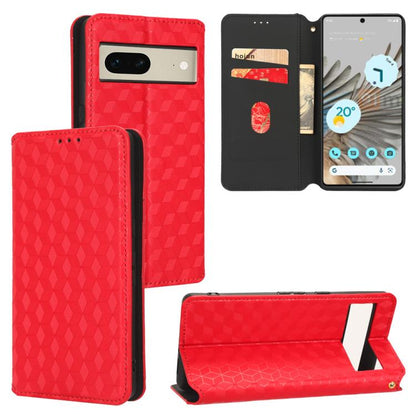 Cubic Grid Texture Flip Leather Phone Case, For Google Pixel 10a, For Google Pixel 10 Pro XL, For Google Pixel 10 / Pixel 10 Pro, For Google Pixel 9a, For Google Pixel 9 Pro XL, For Google Pixel 9 / Pixel 9 Pro, For Google Pixel 8a, For Google Pixel 8 ...