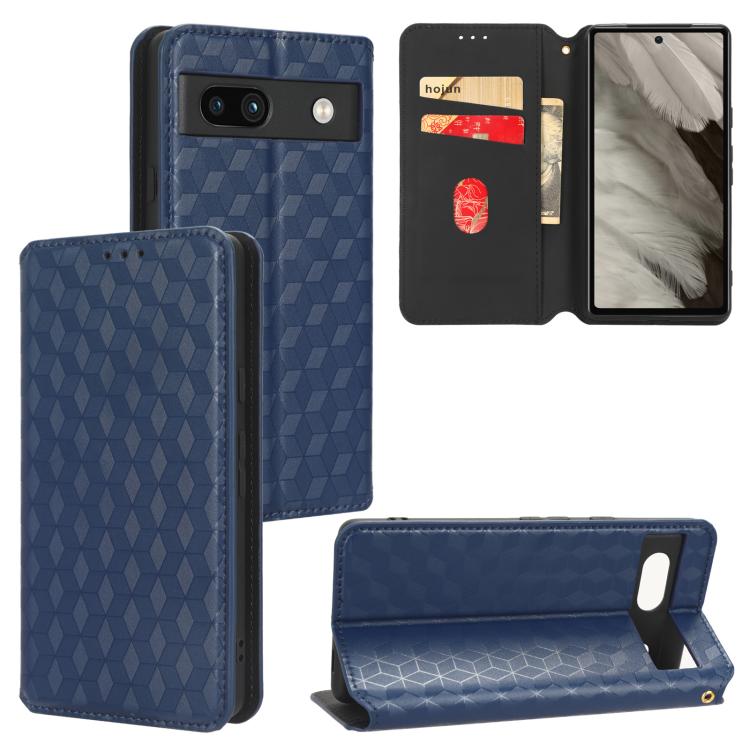 Cubic Grid Texture Flip Leather Phone Case, For Google Pixel 10a, For Google Pixel 10 Pro XL, For Google Pixel 10 / Pixel 10 Pro, For Google Pixel 9a, For Google Pixel 9 Pro XL, For Google Pixel 9 / Pixel 9 Pro, For Google Pixel 8a, For Google Pixel 8 ...