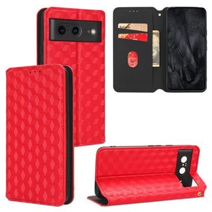 Cubic Grid Texture Flip Leather Phone Case, For Google Pixel 10a, For Google Pixel 10 Pro XL, For Google Pixel 10 / Pixel 10 Pro, For Google Pixel 9a, For Google Pixel 9 Pro XL, For Google Pixel 9 / Pixel 9 Pro, For Google Pixel 8a, For Google Pixel 8 ...