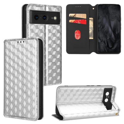 Cubic Grid Texture Flip Leather Phone Case, For Google Pixel 10a, For Google Pixel 10 Pro XL, For Google Pixel 10 / Pixel 10 Pro, For Google Pixel 9a, For Google Pixel 9 Pro XL, For Google Pixel 9 / Pixel 9 Pro, For Google Pixel 8a, For Google Pixel 8 ...