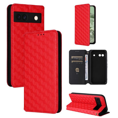 Cubic Grid Texture Flip Leather Phone Case, For Google Pixel 10a, For Google Pixel 10 Pro XL, For Google Pixel 10 / Pixel 10 Pro, For Google Pixel 9a, For Google Pixel 9 Pro XL, For Google Pixel 9 / Pixel 9 Pro, For Google Pixel 8a, For Google Pixel 8 ...