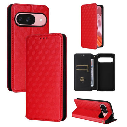 Cubic Grid Texture Flip Leather Phone Case, For Google Pixel 10a, For Google Pixel 10 Pro XL, For Google Pixel 10 / Pixel 10 Pro, For Google Pixel 9a, For Google Pixel 9 Pro XL, For Google Pixel 9 / Pixel 9 Pro, For Google Pixel 8a, For Google Pixel 8 ...