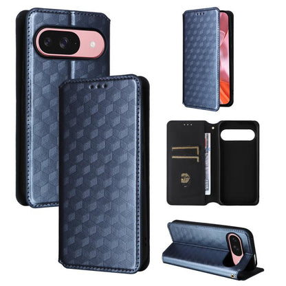 Cubic Grid Texture Flip Leather Phone Case, For Google Pixel 10a, For Google Pixel 10 Pro XL, For Google Pixel 10 / Pixel 10 Pro, For Google Pixel 9a, For Google Pixel 9 Pro XL, For Google Pixel 9 / Pixel 9 Pro, For Google Pixel 8a, For Google Pixel 8 ...