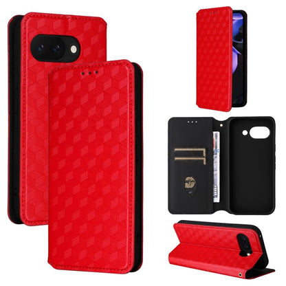 Cubic Grid Texture Flip Leather Phone Case, For Google Pixel 10a, For Google Pixel 10 Pro XL, For Google Pixel 10 / Pixel 10 Pro, For Google Pixel 9a, For Google Pixel 9 Pro XL, For Google Pixel 9 / Pixel 9 Pro, For Google Pixel 8a, For Google Pixel 8 ...
