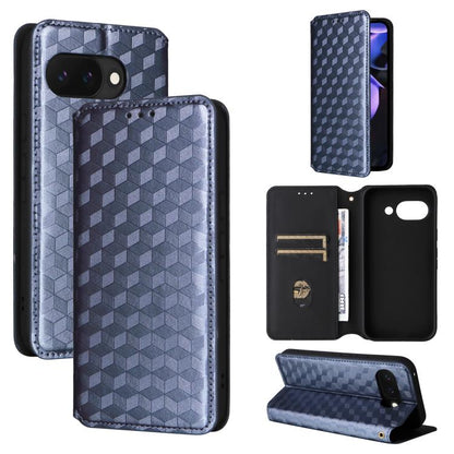 Cubic Grid Texture Flip Leather Phone Case, For Google Pixel 10a, For Google Pixel 10 Pro XL, For Google Pixel 10 / Pixel 10 Pro, For Google Pixel 9a, For Google Pixel 9 Pro XL, For Google Pixel 9 / Pixel 9 Pro, For Google Pixel 8a, For Google Pixel 8 ...