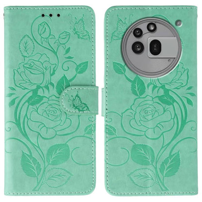 Rose Butterfly Embossed Leather Phone Case, For Nothing CMF Phone 2 Pro, For Nothing Phone 3a, For Nothing Phone 3a Pro, For Nothing CMF Phone 1