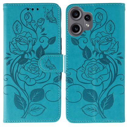 Rose Butterfly Embossed Leather Phone Case, For Nothing CMF Phone 2 Pro, For Nothing Phone 3a, For Nothing Phone 3a Pro, For Nothing CMF Phone 1