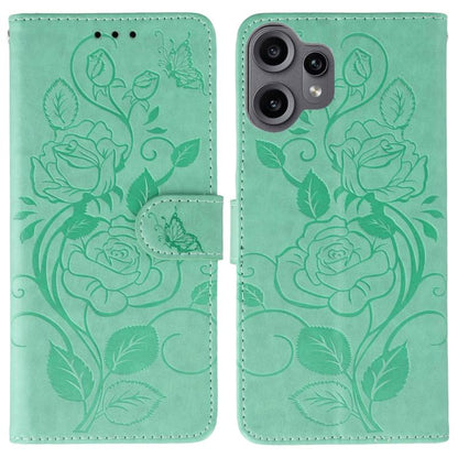 Rose Butterfly Embossed Leather Phone Case, For Nothing CMF Phone 2 Pro, For Nothing Phone 3a, For Nothing Phone 3a Pro, For Nothing CMF Phone 1