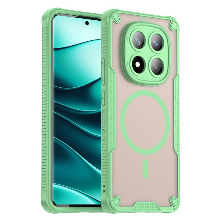Armor Glaze MagSafe Magnetic Phone Case, For Redmi Note 15 Pro+ 5G 163.3mm / Poco M8 Pro, For Redmi Note 15 4G / 5G Global 164mm, For Redmi Note 15 Pro 5G Global 163.6mm, For Redmi Note 14 5G Global, For Redmi Note 14 Pro+ 5G, For Redmi Note 14 Pro 5G