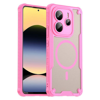 Armor Glaze MagSafe Magnetic Phone Case, For Redmi Note 15 Pro+ 5G 163.3mm / Poco M8 Pro, For Redmi Note 15 4G / 5G Global 164mm, For Redmi Note 15 Pro 5G Global 163.6mm, For Redmi Note 14 5G Global, For Redmi Note 14 Pro+ 5G, For Redmi Note 14 Pro 5G