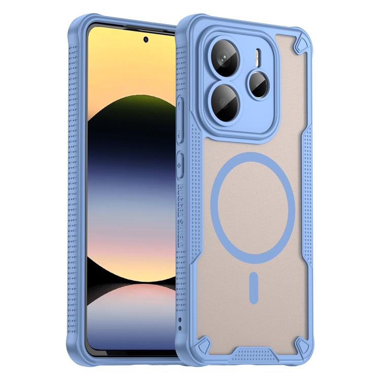 Armor Glaze MagSafe Magnetic Phone Case, For Redmi Note 15 Pro+ 5G 163.3mm / Poco M8 Pro, For Redmi Note 15 4G / 5G Global 164mm, For Redmi Note 15 Pro 5G Global 163.6mm, For Redmi Note 14 5G Global, For Redmi Note 14 Pro+ 5G, For Redmi Note 14 Pro 5G