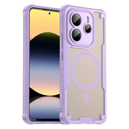 Armor Glaze MagSafe Magnetic Phone Case, For Redmi Note 15 Pro+ 5G 163.3mm / Poco M8 Pro, For Redmi Note 15 4G / 5G Global 164mm, For Redmi Note 15 Pro 5G Global 163.6mm, For Redmi Note 14 5G Global, For Redmi Note 14 Pro+ 5G, For Redmi Note 14 Pro 5G