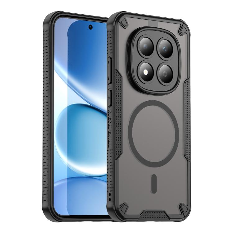 Armor Glaze MagSafe Magnetic Phone Case, For Redmi Note 15 Pro+ 5G 163.3mm / Poco M8 Pro, For Redmi Note 15 4G / 5G Global 164mm, For Redmi Note 15 Pro 5G Global 163.6mm, For Redmi Note 14 5G Global, For Redmi Note 14 Pro+ 5G, For Redmi Note 14 Pro 5G