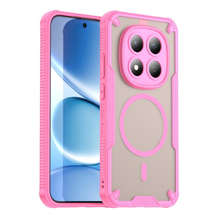 Armor Glaze MagSafe Magnetic Phone Case, For Redmi Note 15 Pro+ 5G 163.3mm / Poco M8 Pro, For Redmi Note 15 4G / 5G Global 164mm, For Redmi Note 15 Pro 5G Global 163.6mm, For Redmi Note 14 5G Global, For Redmi Note 14 Pro+ 5G, For Redmi Note 14 Pro 5G