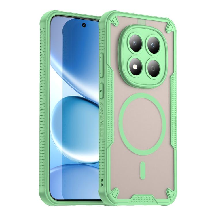 Armor Glaze MagSafe Magnetic Phone Case, For Redmi Note 15 Pro+ 5G 163.3mm / Poco M8 Pro, For Redmi Note 15 4G / 5G Global 164mm, For Redmi Note 15 Pro 5G Global 163.6mm, For Redmi Note 14 5G Global, For Redmi Note 14 Pro+ 5G, For Redmi Note 14 Pro 5G