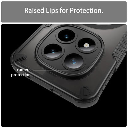 Armor Glaze MagSafe Magnetic Phone Case, For Redmi Note 15 Pro+ 5G 163.3mm / Poco M8 Pro, For Redmi Note 15 4G / 5G Global 164mm, For Redmi Note 15 Pro 5G Global 163.6mm, For Redmi Note 14 5G Global, For Redmi Note 14 Pro+ 5G, For Redmi Note 14 Pro 5G