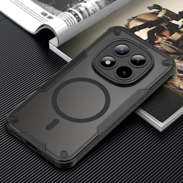 Armor Glaze MagSafe Magnetic Phone Case, For Redmi Note 15 Pro+ 5G 163.3mm / Poco M8 Pro, For Redmi Note 15 4G / 5G Global 164mm, For Redmi Note 15 Pro 5G Global 163.6mm, For Redmi Note 14 5G Global, For Redmi Note 14 Pro+ 5G, For Redmi Note 14 Pro 5G