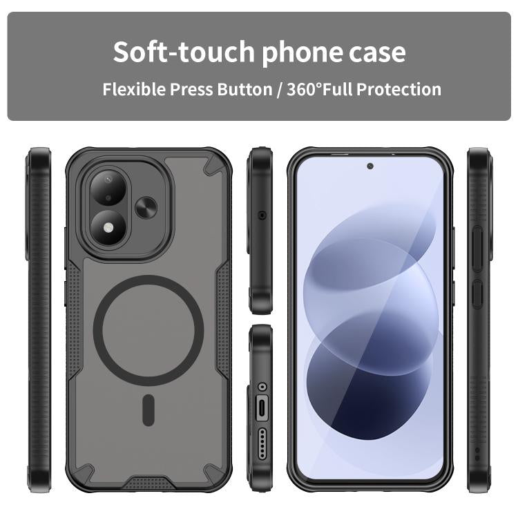 Armor Glaze MagSafe Magnetic Phone Case, For Redmi Note 17 Pro 5G Global 163mm, For Redmi Note 17 5G / 4G Global 171mm, For Redmi Note 15 Pro+ 5G 163.3mm / Poco M8 Pro, For Redmi Note 15 4G / 5G Global 164mm, For Redmi Note 15 Pro 5G Global 163.6mm    ...