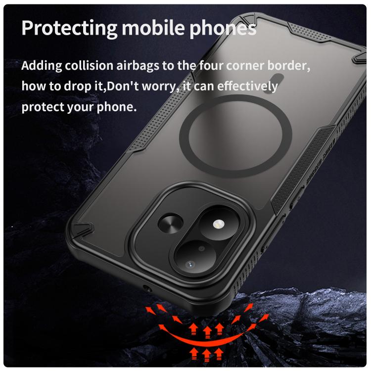 Armor Glaze MagSafe Magnetic Phone Case, For Redmi Note 17 Pro 5G Global 163mm, For Redmi Note 17 5G / 4G Global 171mm, For Redmi Note 15 Pro+ 5G 163.3mm / Poco M8 Pro, For Redmi Note 15 4G / 5G Global 164mm, For Redmi Note 15 Pro 5G Global 163.6mm    ...