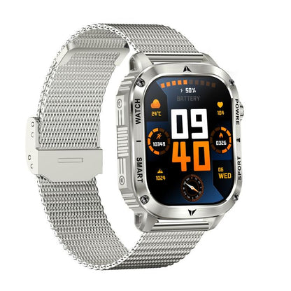 AK80 BT Call Smart Watch, Support Blood Oxygen / Blood Pressure / Heart Rate / Sports Health Monitoring Fitness Tracker
