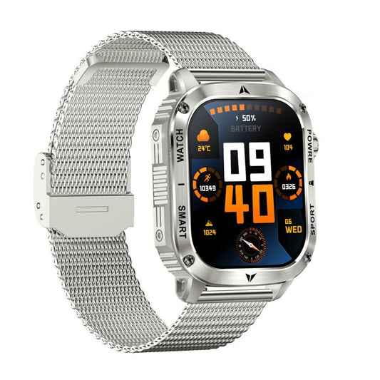 AK80 BT Call Smart Watch, Support Blood Oxygen / Blood Pressure / Heart Rate / Sports Health Monitoring Fitness Tracker