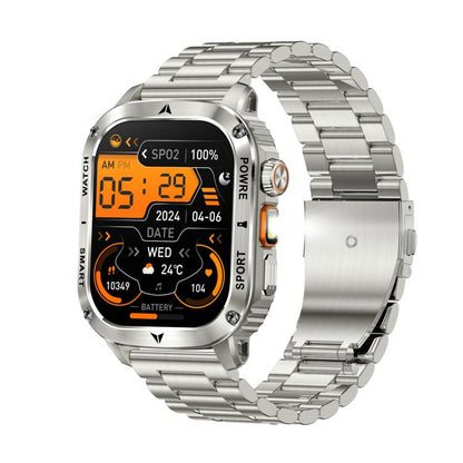 AK80 BT Call Smart Watch, Support Blood Oxygen / Blood Pressure / Heart Rate / Sports Health Monitoring Fitness Tracker