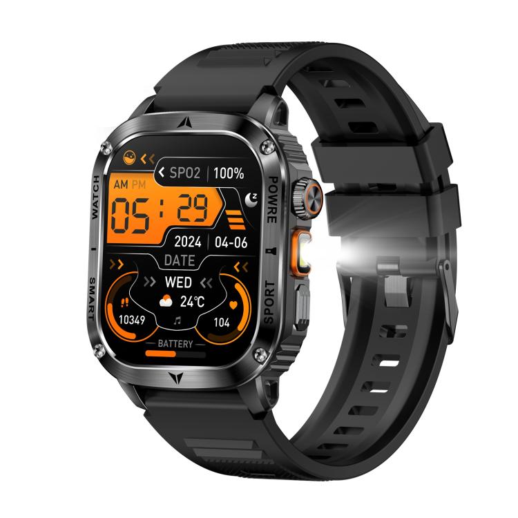 AK80 BT Call Smart Watch, Support Blood Oxygen / Blood Pressure / Heart Rate / Sports Health Monitoring Fitness Tracker