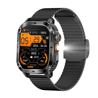 AK80 BT Call Smart Watch, Support Blood Oxygen / Blood Pressure / Heart Rate / Sports Health Monitoring Fitness Tracker