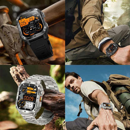 AK80 BT Call Smart Watch, Support Blood Oxygen / Blood Pressure / Heart Rate / Sports Health Monitoring Fitness Tracker