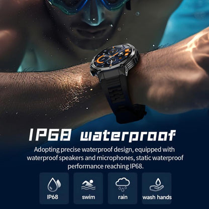 AK82 BT Call Smart Watch, Support Blood Oxygen / Blood Pressure / Heart Rate / Sports Health Monitoring Fitness Tracker