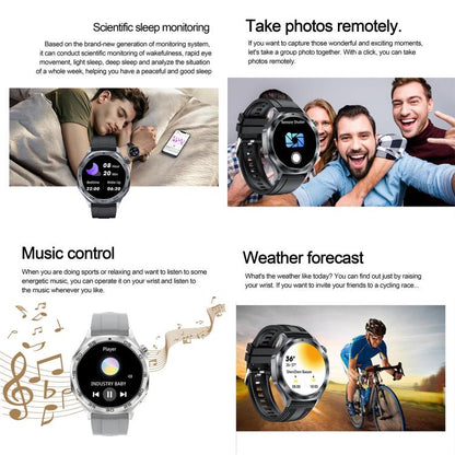 AK83 BT Call Smart Watch, Support Blood Pressure / Heart Rate / Sports Health Monitoring Fitness Tracker
