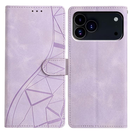Triangles Embossed Leather Phone Case, For iPhone 18 Pro, For iPhone 18 Pro Max, For iPhone 17 Pro Max, For iPhone 17 Pro, For iPhone 17, For iPhone Air, For iPhone 17e / 16e, For iPhone 16 Pro Max, For iPhone 16 Pro, For iPhone 16 Plus, For iPhone 16 ...