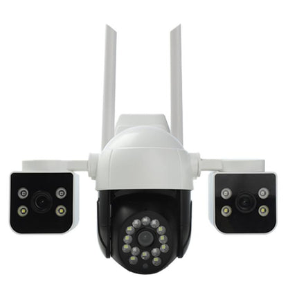 QX155 6MP Triple Caméra Version WiFi Prend en Charge la Détection Humanoïde, Prise EU, Prise US, Prise UK, Prise AU