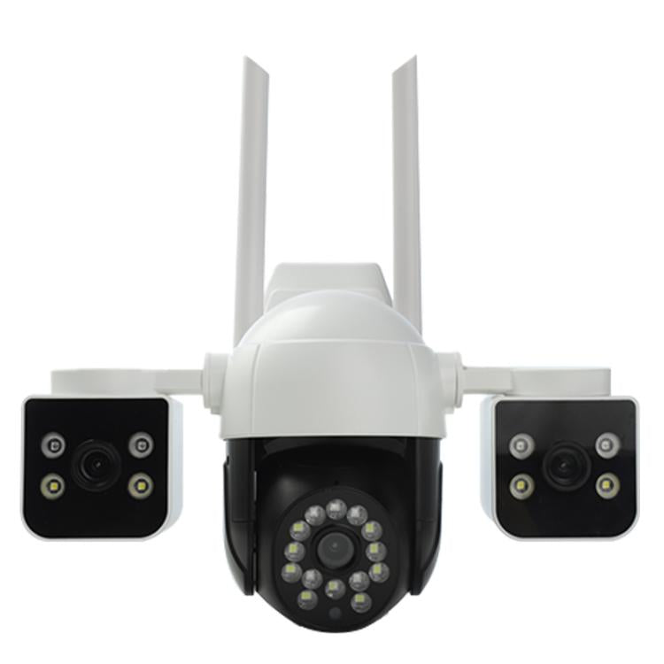 QX155 6MP Triple Caméra Version WiFi Prend en Charge la Détection Humanoïde, Prise EU, Prise US, Prise UK, Prise AU