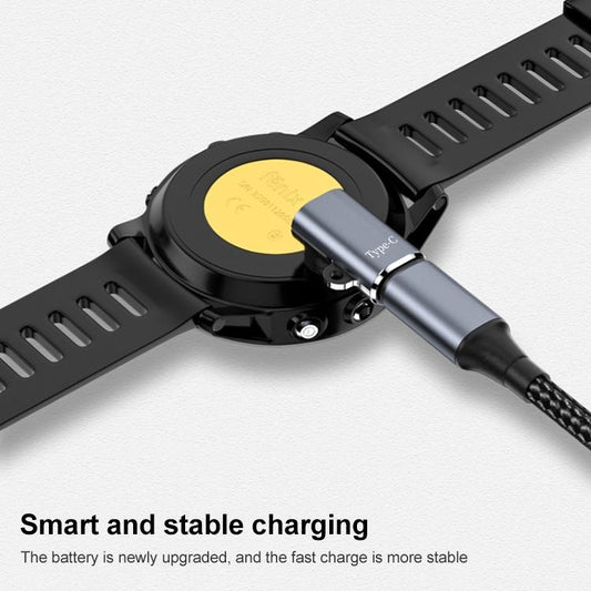 Pour adaptateur de charge de montre xDfind Garmin Fenix 8 / 7X / vivoactive 6, droit
